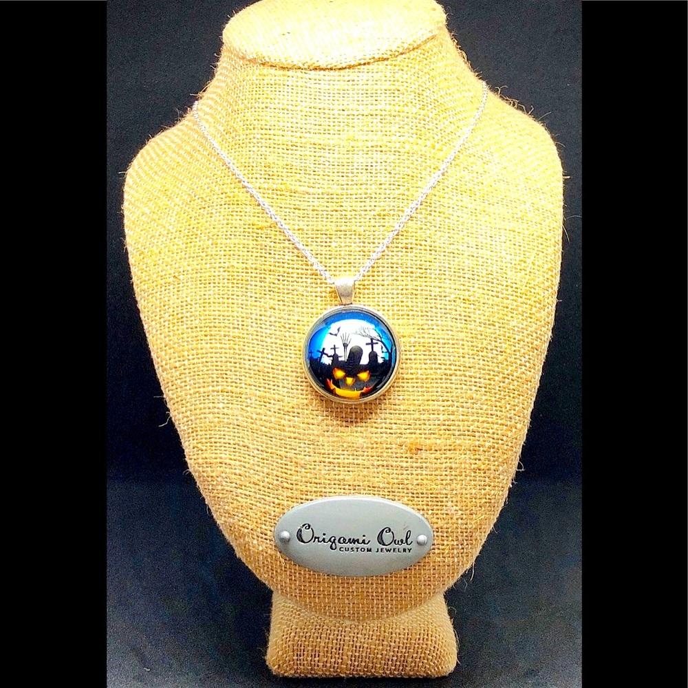 Halloween Graveyard Necklace